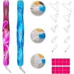 2 pièces stylo peinture diamant 30 pcs accessoires de diamond painting kit broderie diamant outils peinture ... 2 pièces stylo peinture diamant 30 pcs accessoires de diamond painting kit broderie diamant outils peinture ...