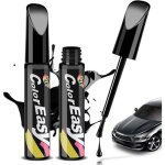 2 pices stylo retouche peinture noir brillant stylo retouche voiture 12ml stylo rparation des rayures ...