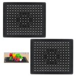 2 pi�ces tapis evier cuisine caoutchouc tapis d�vier 314 x 26 cm protege evier cuisine protection evier ...