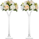 2 pi�ces vase en verre clair vase martini vases arrangement de mariage 30. 2cm hauteur centre de table ...