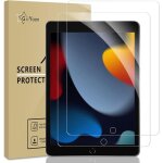 2 pices verre tremp pour apple ipad (102 pouces 9 - 8 - 7 me gnration modle 2021 - 2020 - 2019)vitre ...