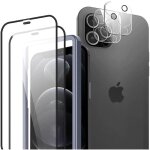 2 pices verre tremp pour iphone 12 pro max avec 2 pices vitre camra arrire protecteur duret 9h ...