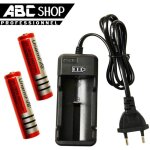 2 pile accu batterie rechargeable 18650 3. 7v 6800mah li - ion + chargeur charge rapide 2 pile accu batterie rechargeable 18650 3. 7v 6800mah li - ion + chargeur charge rapide