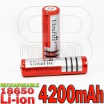 2 pile accu rechargeable 18650 3. 7v 4200mah li - ion batterie - qualite pro 43 2 pile accu rechargeable 18650 3. 7v 4200mah li - ion batterie - qualite pro 43