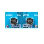2 piles ag10 vinnic / l1131 / lr1130 / 189 / v10ga / rw89 / d189 -
