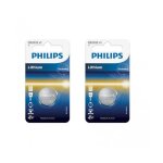 2 piles philips cr2032 -