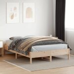 2 places - cadre de lit et sommier � lattes double - vidaxl - contreplaqu� - contemporain - sans matelas ...