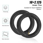 2 pneus trottinette electrique xiaomi m365 avec 2 leviers chambre � air scooter 10x2. 0 / 2. 125 / 2. ...