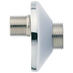 2 raccords excentrs de 10 millimtres avec rosaces pour robinetterie mle 15x21 - mle 20x27 noyon & ...