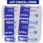 2 sacs de 25kg en pastilles de sel adoucisseur deau
