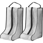 2 sacs de rangement pour bottes hautes sacs de protection portables pour bottes hautes pochettes de rangement ...