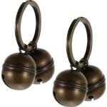2 sets de cloches extra fortes pour chat chien animal de compagnie cloches de suivi traqueur pour collier ...
