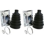 2 soufflets de cardan universels pour auto avec colliers et graisse