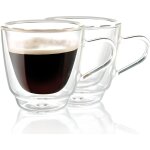 Tasses � expresso - verre borosilicate - 2 pi�ces - lave - vaisselle compatible