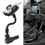 2 usb allume cigare chargeur de support voiture pour apple iphone 8 8 plus 7 7 plus samsung galaxy s8 ...