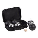2 x 3 boules noires et grises triplette