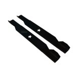 2 x 46 cm lame pour tondeuse husqvarna lt92 plateau de coupe 127841 138496 5321384 - 96