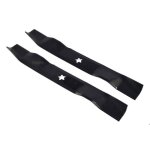 2 x 49 cm lame pour tondeuse husqvarna mcculloch flymo partner jonsered / 5811163 - 01 5321925 - 55