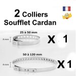 2 x collier soufflet cardan colliers de fixation pour soufflet de cardan