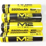 2 x lithium ion pile 37 v 8800 mah type 18650 li - ion 65 x 18 mm batterie accu 2 x lithium ion pile 37 v 8800 mah type 18650 li - ion 65 x 18 mm batterie accu