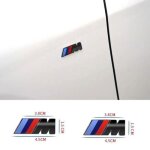 2 x / / / m lat�rale aile sport embl�me badge logo autocollant noir 45mm x 15mm pour bmw bequille centrale ...