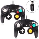 2 x manettes noires pour console gamecube filaire classique manette contrôleur pour nintendo gamecube ... 2 x manettes noires pour console gamecube filaire classique manette contrôleur pour nintendo gamecube ...