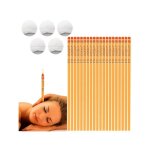 20 bougies auriculaires pour le soin des oreilles supports inclus