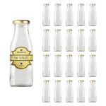 20 bouteilles en verre vides de 500 ml - bouteilles en verre pour jus lait barbecue sauces - id�ales ...