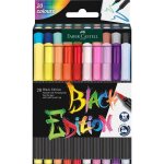20 feutres de coloriage - tous supports - couleur vives - faber - castell - black edition 20 feutres de coloriage - tous supports - couleur vives - faber - castell - black edition