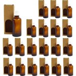 20 flacons compte - gouttes de 50 ml pour huiles essentielles aromathrapie cosmtiques + 20 botes