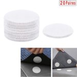 20 paires scratch autocollant double face annefly 5cm adhesif bande autocollant puissant scotch double ...