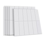 20 pcs autocollant pour carrelage mural stickers carreaux muraux convient pour la cuisine salle de bain?20x20c ...