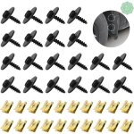 20 pcs kit de clip à vis et Écrou fixation pour garde - boue type u sous support passage roue protection ... 20 pcs kit de clip à vis et Écrou fixation pour garde - boue type u sous support passage roue protection ...
