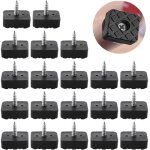 20 pcs patin chaise en caoutchouc protection pied de chaise anti - glisse patin antid�rapant � visser ...