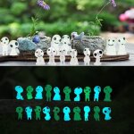 Figurine - kodama princesse mononoke - lumineux - plastique - vert