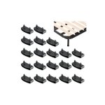 20 pi�ces embout latte sommier 50 * 9 mm pour litcapuchons noirs lattes sommiersupports de lattes de ...