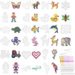 20 pi�ces plaque perle a repasser 5mm plaques de perles � repasser nombreuses formes pour le bricolage ...