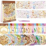 20 sc�nes 3d maison autocollants kit sticker therapy anti - stress30 stickers pet + 20 miniatures diy ...
