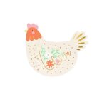 20 serviettes en papier poule de p�ques 32 x 26 cm