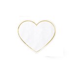 20 serviettes de table jetable papier cur 14. 5x12. 5cm bord or