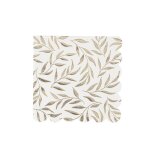 20 serviettes de table jetable papier cocktail jolis brins 24cm or