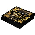 20 serviettes de table jetable papier nouvel an c�l�brations 33cm noir
