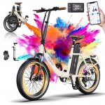 20?v�lo �lectrique pliable pour adulte onesport ot16 - 2 moteur 250 w batterie 17 ahshimano 7 vitesses ...