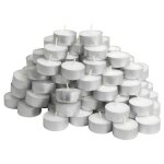 200 bougies chauffe - plat non parfumée paraffine blanc glimma combustion 4 heures 200 bougies chauffe - plat non parfumée paraffine blanc glimma combustion 4 heures