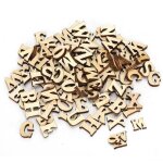 Lettres en bois - artisanal - 200 pcs - jouet ducatif - matriaux de haute qualit - crativit enfantine ...