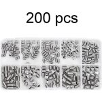 200 pcs vis sans tête vis sans tête hexagonale m3 m4 m5 m6 m8 allen vis pointeau en acier inoxydable ... 200 pcs vis sans tête vis sans tête hexagonale m3 m4 m5 m6 m8 allen vis pointeau en acier inoxydable ...