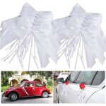 Noeuds de voiture - 200 pièces - blanc - 22x12cm Noeuds de voiture - 200 pièces - blanc - 22x12cm