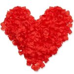 2000pcs p�tales de rose rouge en soie artificielle - d�coration romantique pour mariages saint - valentin ...