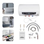 2000w chauffe - eau �lectrique horizontal 50 litres fonctionnement num�rique sous �vierbuanderie salon ...