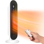 2000w radiateur soufflant �lectrique puissant chauffage rapide t�l�commande avec protection contre renversemen ...